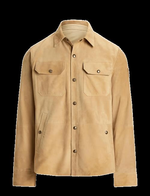 Polo Ralph Lauren | Reversible Suede-Taffeta Shirt Jacket | M