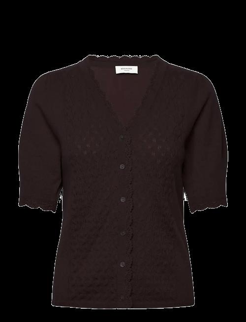 Rosemunde | Rwlaica Cashmere Crochet  Ss V-Neck | XL