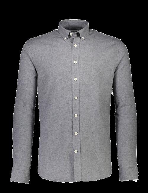 Lindbergh | Mélange Brushed Shirt L/S - Regular | L