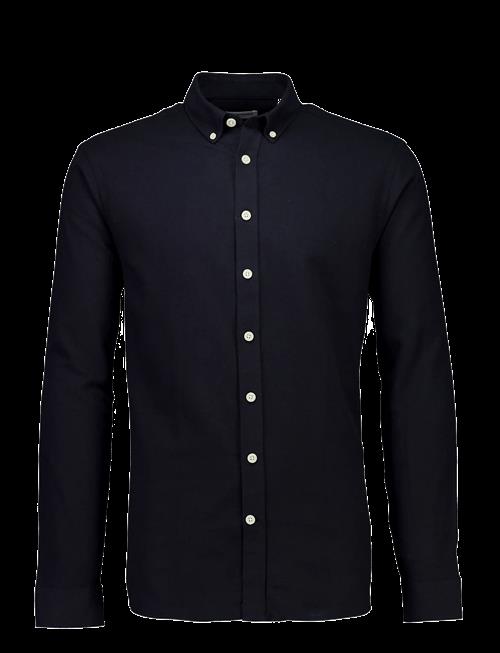Lindbergh | Mélange Brushed Shirt L/S - Regular | XL