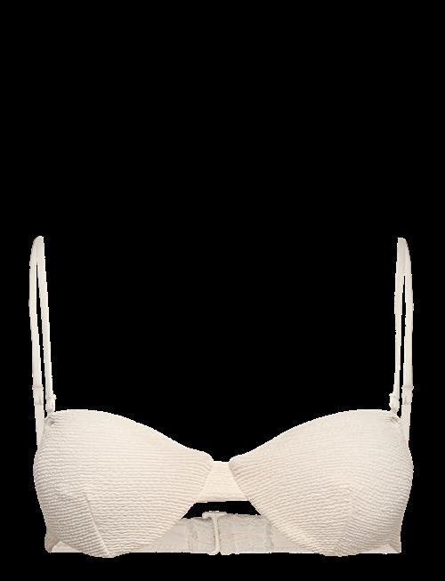 Mango | Textured Bandeau Bikini Top | S