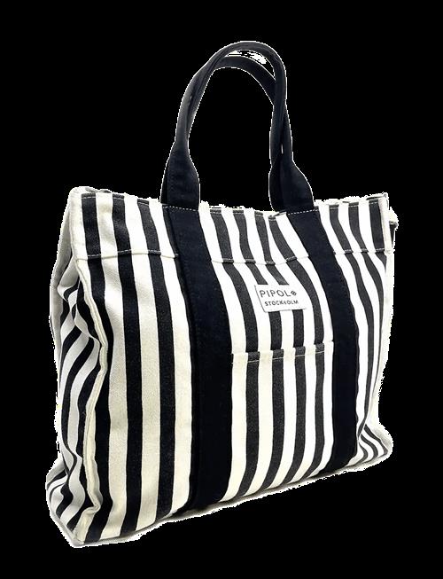 Pipol's Bazaar | Rive Canvas Tote Medi Bw | ONE SIZE