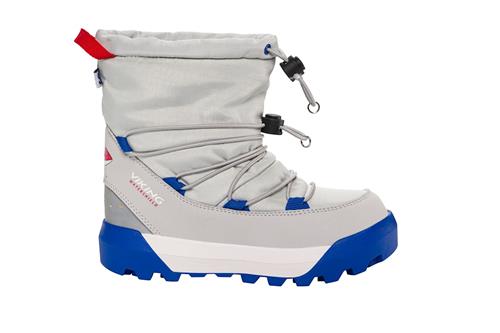 Viking Spaceship Warm SC WP Vinterstøvler Light Grey Royal Blue  Light Grey Royal Blue 26 EU  Grå  26 EU  Drenge, Piger