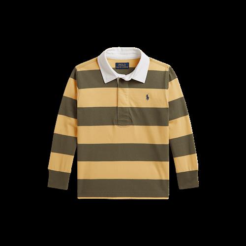 Ralph Lauren Sweatshirt Beach Yellow Cruise Olive  Beach Yellow Cruise Olive M  Gul  10-12 år  Drenge