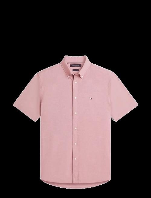 Tommy Hilfiger | Flex Poplin Houndstooth Ss Shirt | M