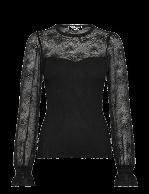 Rosemunde | Rwbeatha Silk Ls Full Lace T-Shirt | XL