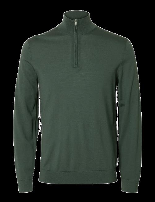 Selected | Slhtray Ls Knit Merino Half Zip Noos | XXL