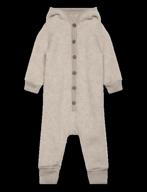 mikk-line | Wool Baby Suit W. Hood | 74