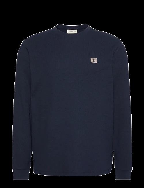 Calvin Klein Jeans | Ls Waffle Badge Crewnk Tee | M
