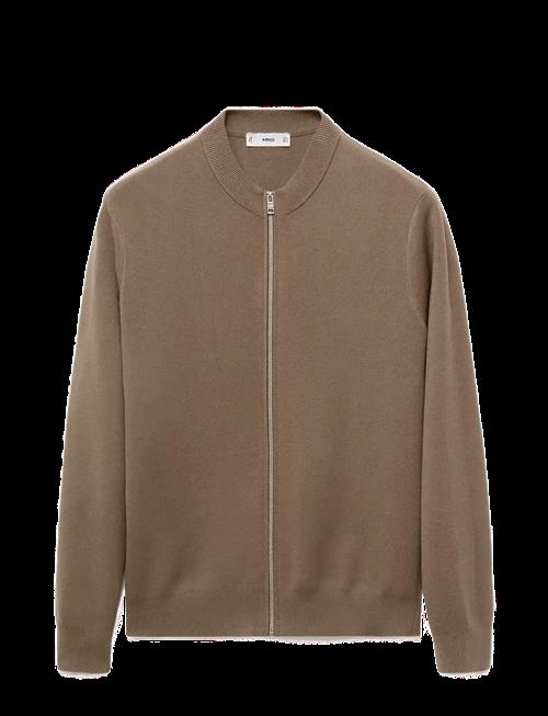 Mango | Zipped Knit Cardigan | L