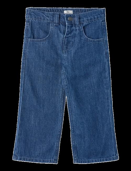 Copenhagen Colors | Organic Denim Pants W. Pocket Embroidery & Wide Leg | 140