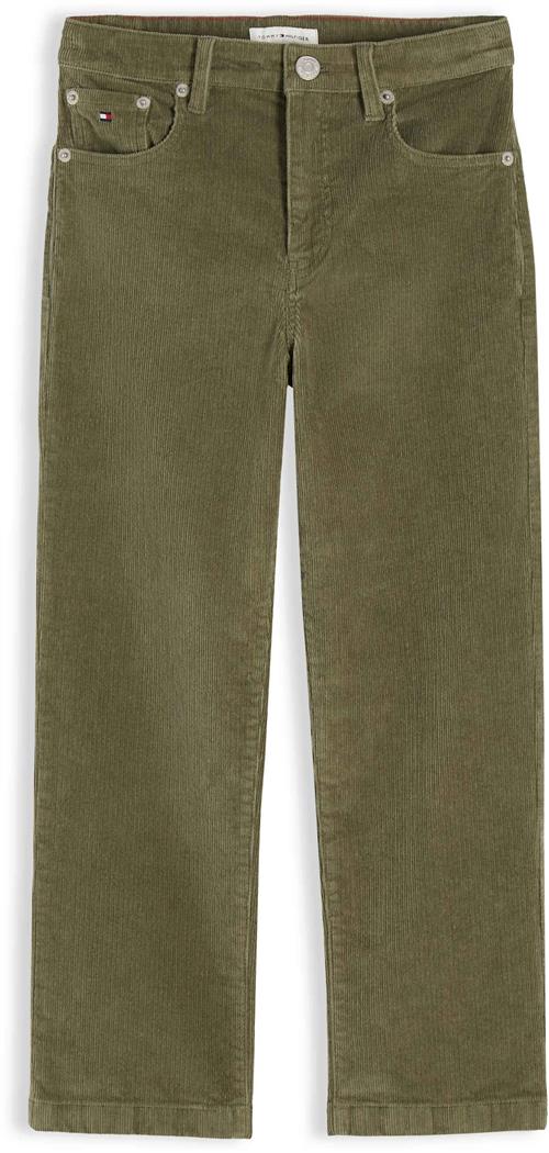 Tommy Hilfiger Cordbukser I Afslappet Pasform Ghost Fern  Ghost Fern 8 Y  Grøn  8 år  unisex