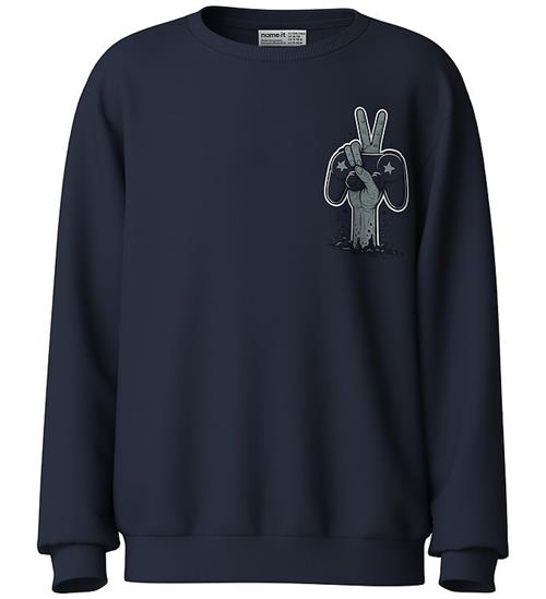 Name It Sweatshirt - NkmVildar - Navy Blazer/GG