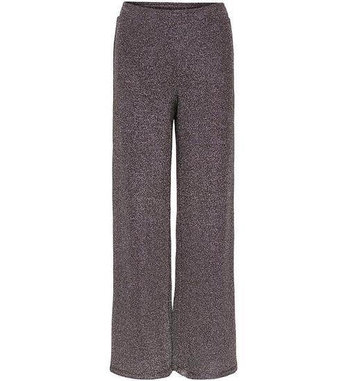 Kids Only Bukser - KogCarol - Coffee Bean/Silver Glitter