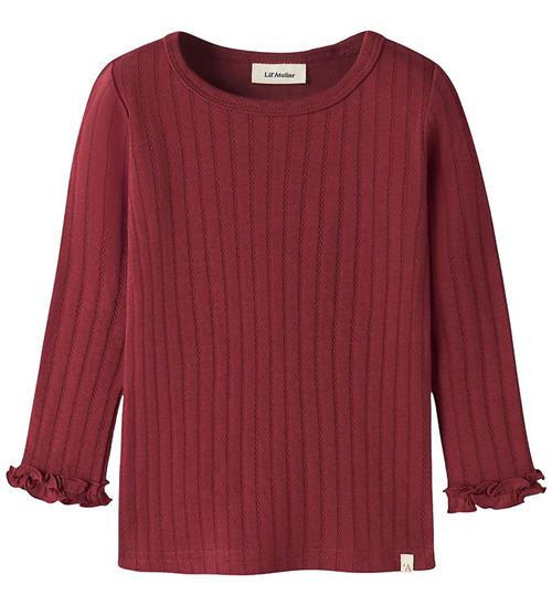Lil' Atelier Bluse - NmfRiver - Slim - Biking Red