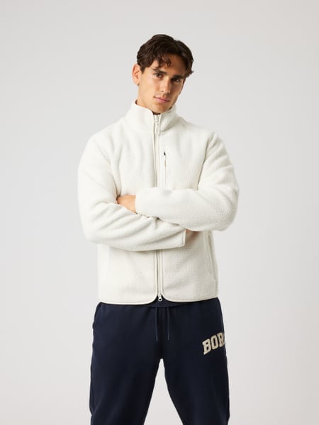 Björn Borg Borg Pile Jacket Hvid, XL