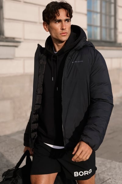 Björn Borg Borg Liner Hood Jacket Sort, S