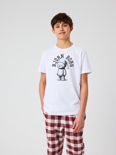 Björn Borg Core Loungewear T-shirt Hvid, 122-128