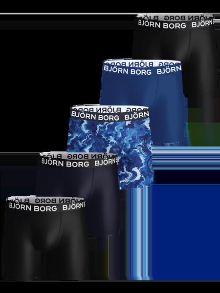 Björn Borg Sports Microfiber Boxers 5-pack Sort, L
