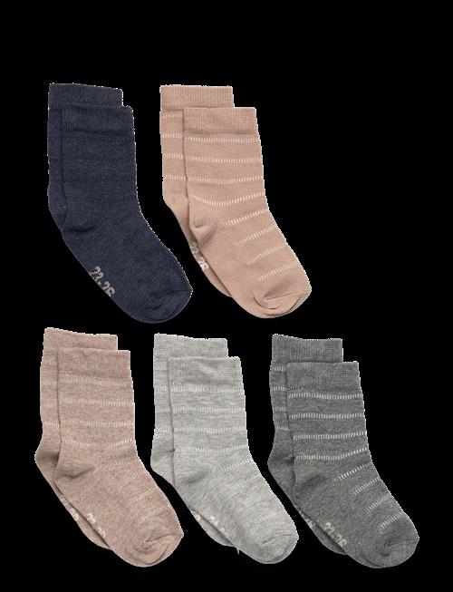 Minymo | Socks W. Knit (5-Pack) | 19\22