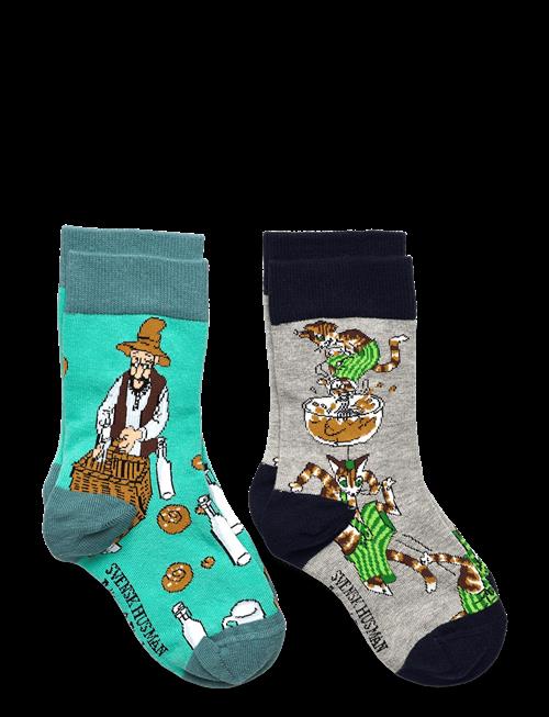 Geggamoja | Pettson & Findus Socks 2-Pack Mix 31-33 | 25/27