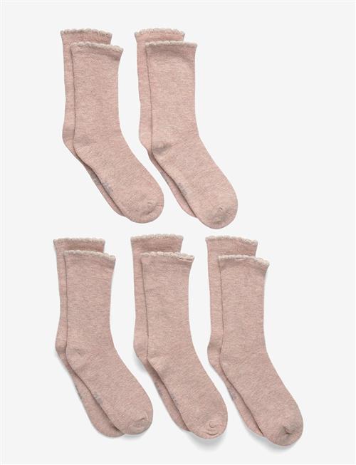 Minymo | Wool Socks 5-Pack Solid | 27\30