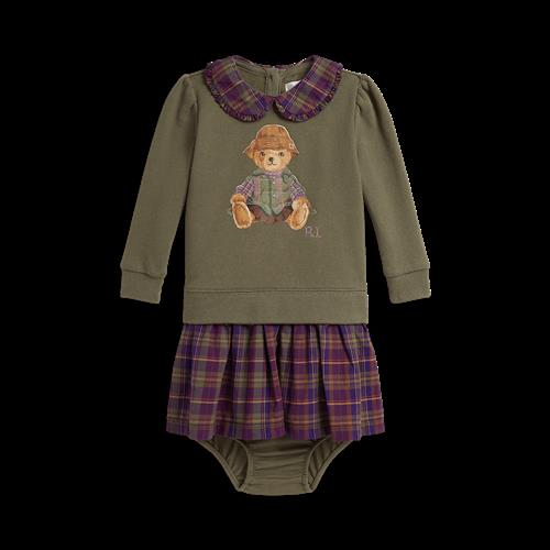 Ralph Lauren Kjole Cruise Olive  Cruise Olive 9 months  Grøn  9 måneder  Piger