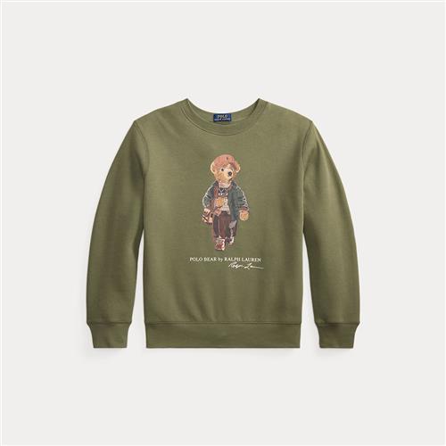 Ralph Lauren Knit Sweatshirt Cruise Olive M  Grøn  10-12 år  Drenge