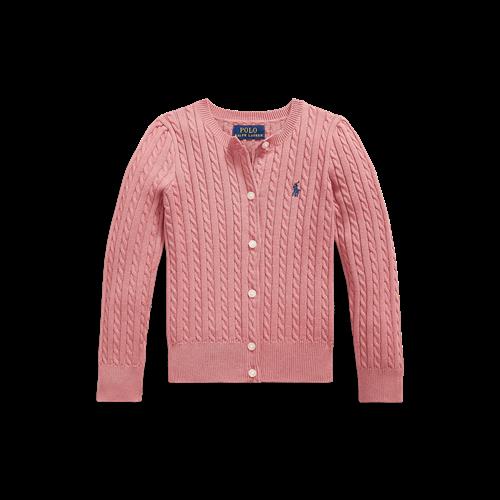 Ralph Lauren Cardigan Canvas Pink  Canvas Pink 5 Y  Lyserød  5 år  Piger