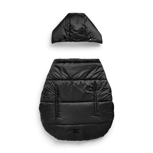 Elodie Cozy Cover 2-i-1-overtræk Til Bæresele Og Klapvogn Black  Black One Size  Sort  One Size  unisex