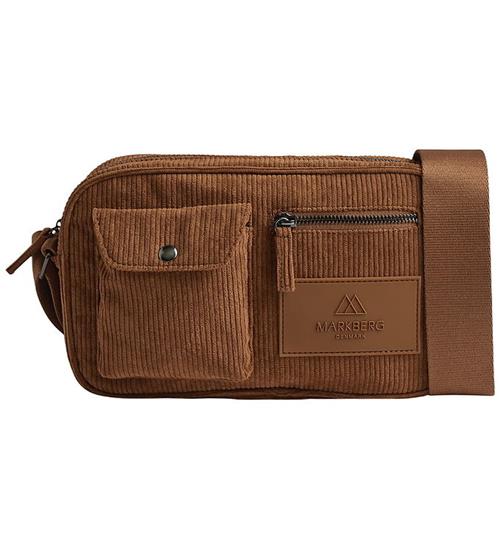 Markberg Skuldertaske - Fløjl - DarlaMBG - Cognac