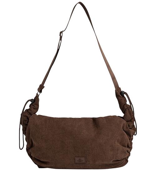 Markberg Skuldertaske - Fløjl - AlpineMBG - Recycled - Mørkebrun