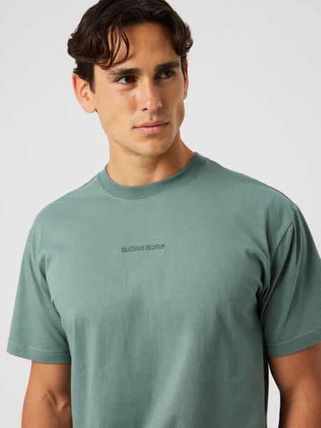 Björn Borg Borg Classic T-shirt Grøn, L