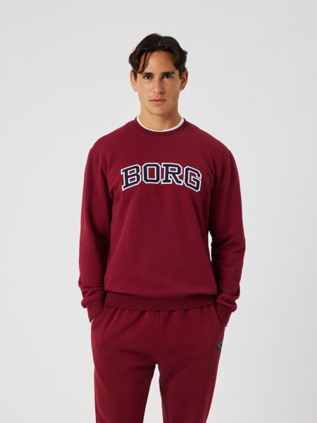 Björn Borg Borg Classic Print Sweatshirt Rød, S