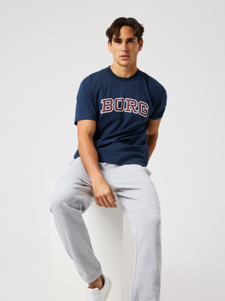 Björn Borg Borg Classic Print T-shirt Marineblå, S