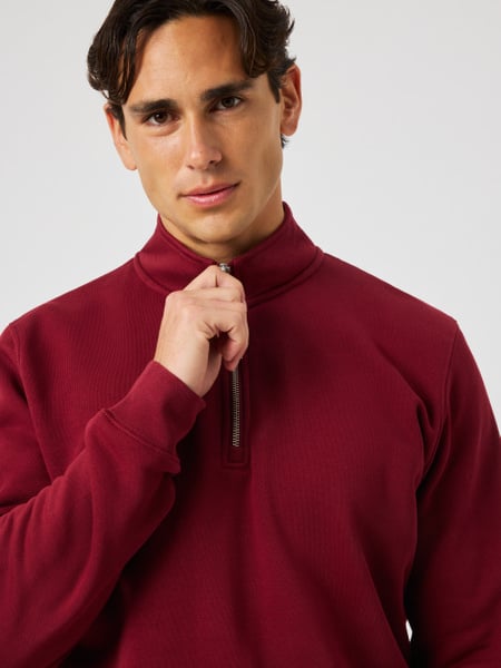 Björn Borg Centre Half Zip Rød, S