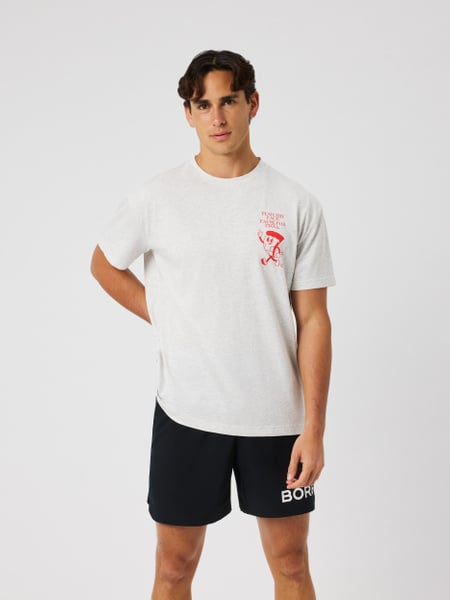 Björn Borg Borg Gym Oversized T-shirt Grå, L
