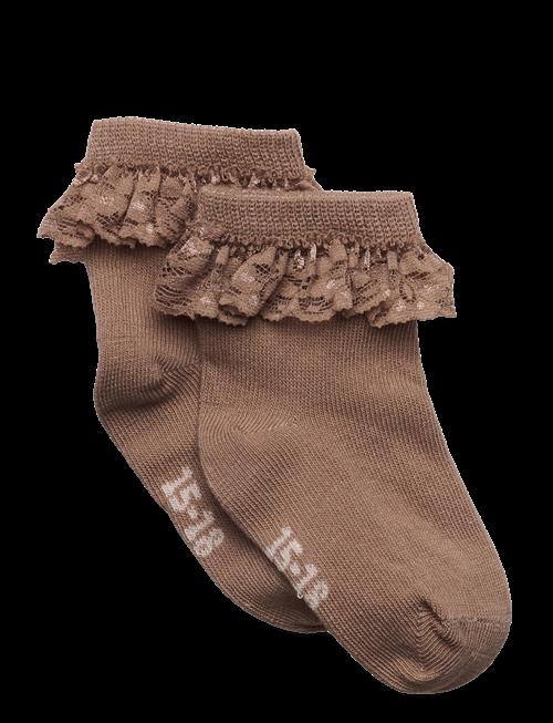 Minymo | Ankle Sock W. Lace | 19\22