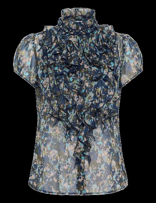 Saint Tropez | Liljasz Crinkle Ss Shirt | XXL