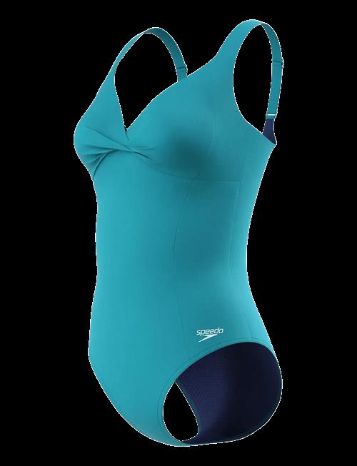 Speedo | Solid Cross Knot Swimsuit | 42