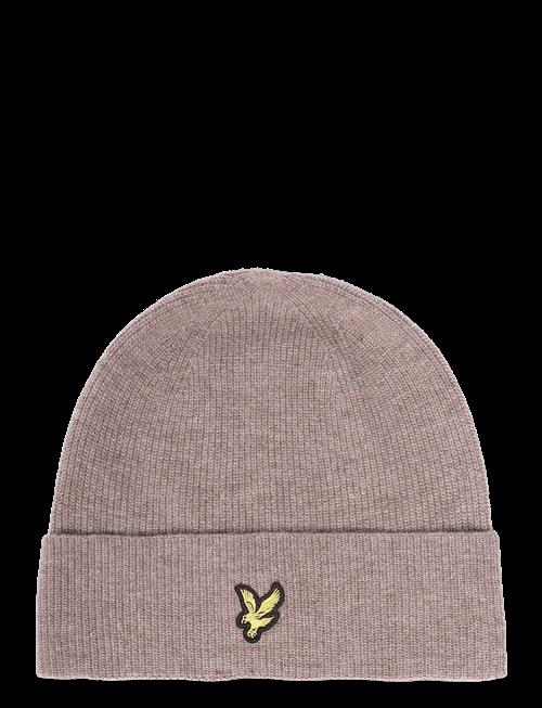 Lyle & Scott | Lambswool Blend Ribbed Beanie | ONE SIZE