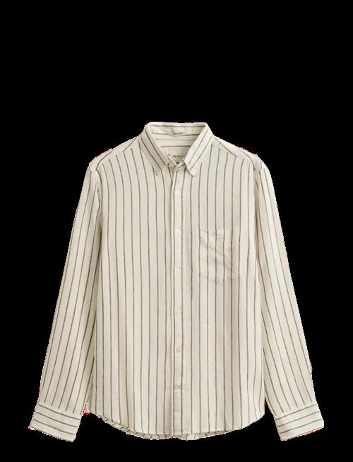 Gant | Reg Linen Viscose Stripe Shirt | M
