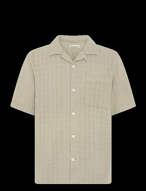 Knowledge Cotton Apparel | Structure Short Sleeve Shirt | XL