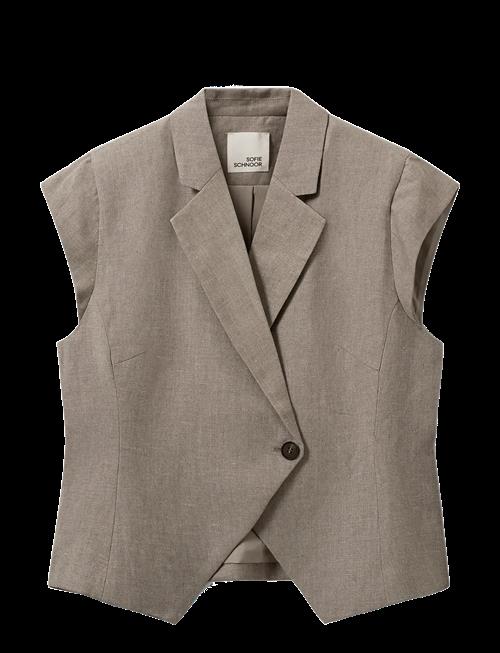 Sofie Schnoor | Majsesw Linen Mix Cap Sleeve Blazer | 42