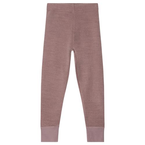 Kuling Adelaide Wool Fleece Pants Purple Mauve Purple Mauve-110/116 cm Uld Brun  110/116 cm  unisex