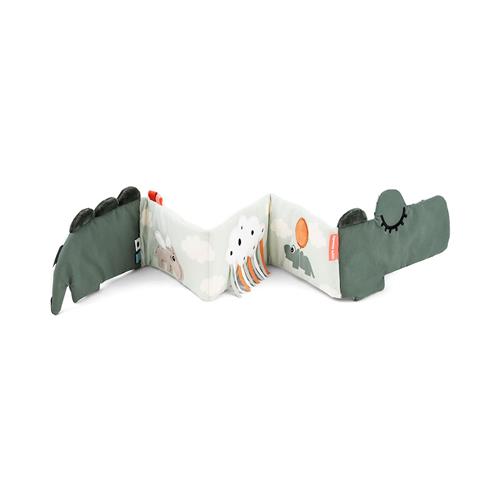 Done by Deer Fold-Out Soft Book Croco Green Green One Size  Grøn  One Size  unisex