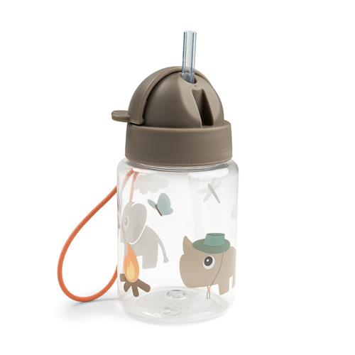 Done by Deer Straw Bottle Tiny Trails Sand 280 Ml Sand One Size  Beige  One Size  unisex