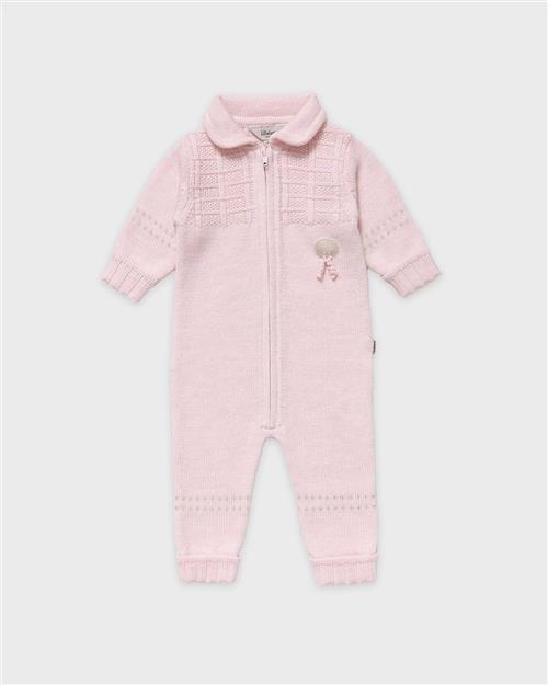 Lillelam Babysuit Classic Sky Pink Sky Pink 92 cm Uld Lyserød  92 cm  Piger