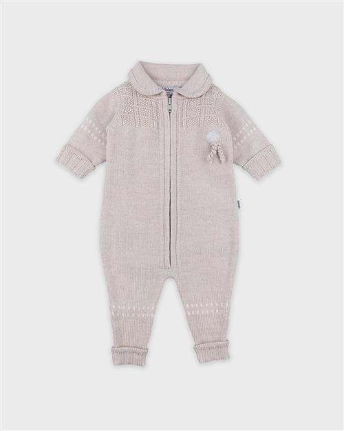 Lillelam Babysuit Classic Light Beige Light Beige 86 cm Uld Beige  86 cm  unisex