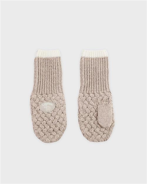 Lillelam Mittens Classic Light Beige Light Beige 62/68 cm Uld Beige  62/68 cm  unisex